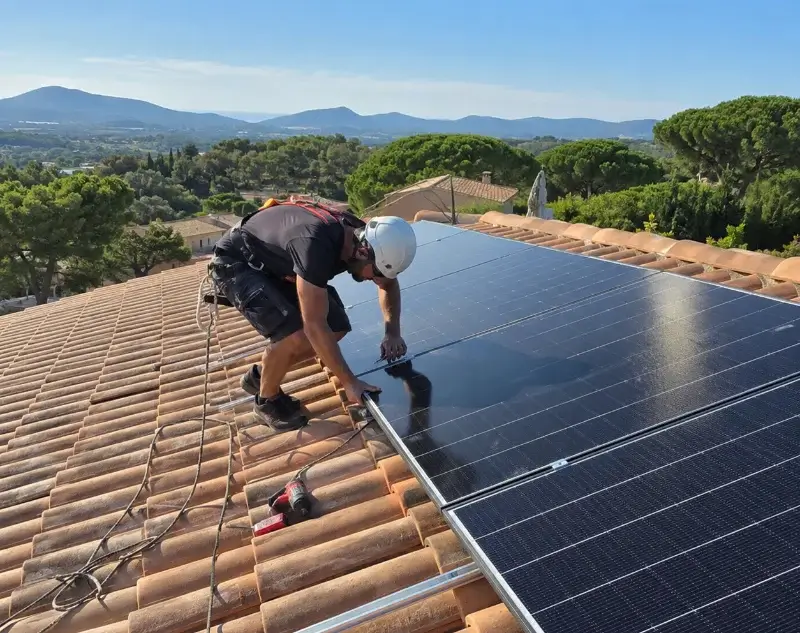 Installateur panneaux solaires Sainte-Consorce — pose photovoltaïque sur toiture
