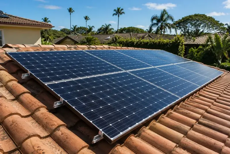 Installation de panneaux solaires à Sainte-Consorce